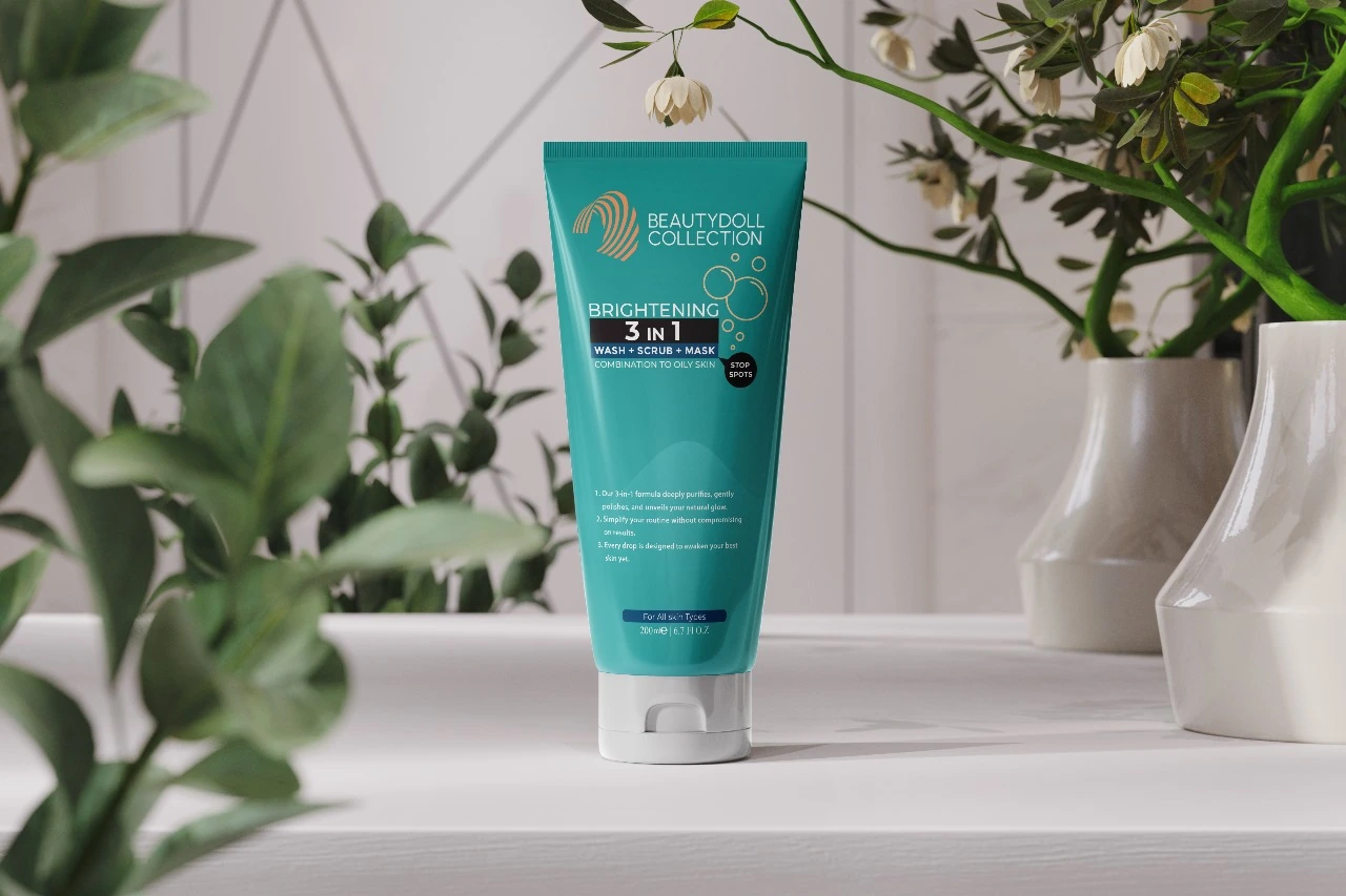 3-in-1 Wash + Scrub + Mask